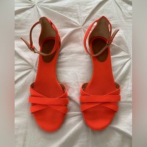 J Crew Mini Wedge Sandal